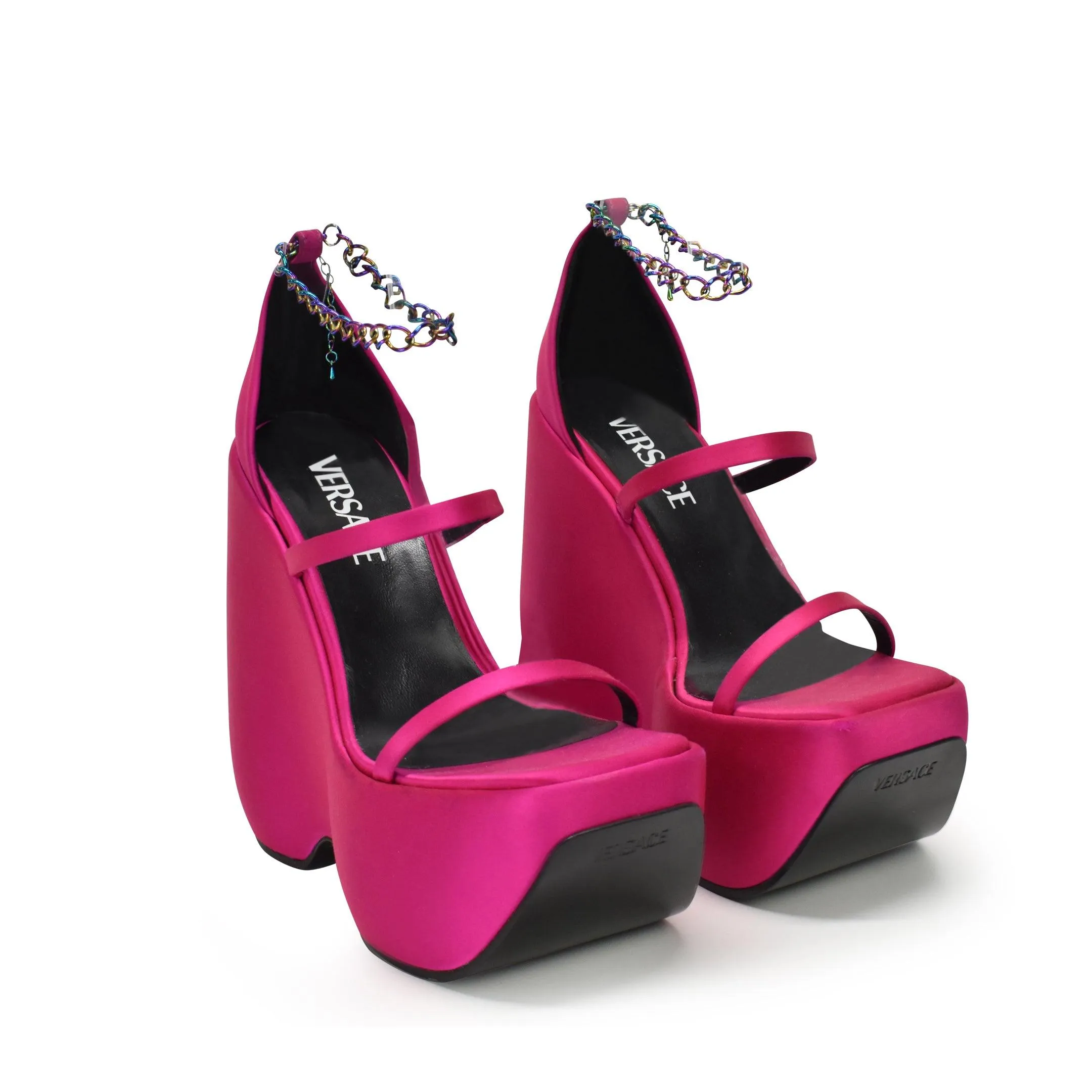 Versace 'Triplatform' Heeled Sandals - Women's 36