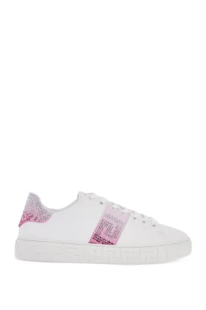 Versace Women's "Greca Crystal Sneakers
