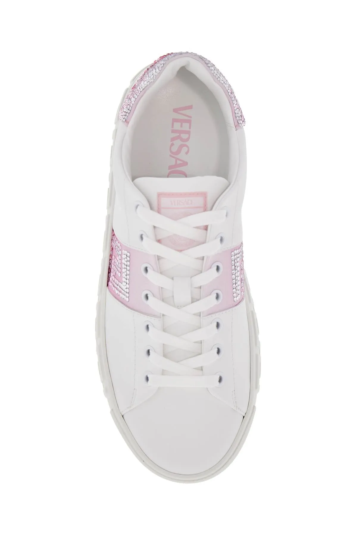 Versace Women's "Greca Crystal Sneakers