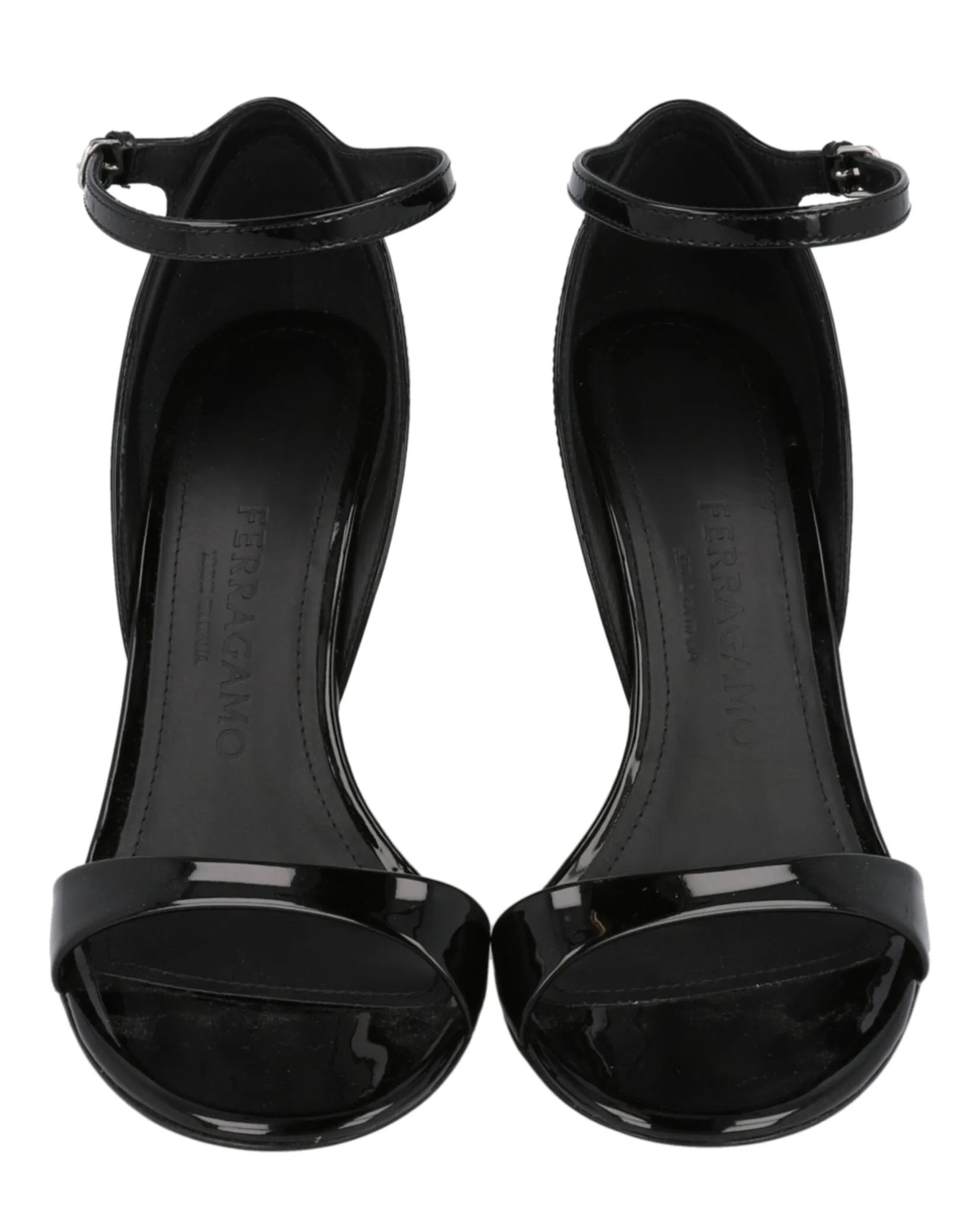 Vidette Patent Leather Wedge Sandals