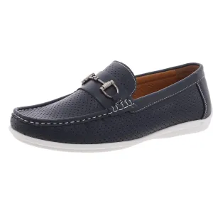 walk Mens Buckle Synthetic Loafers