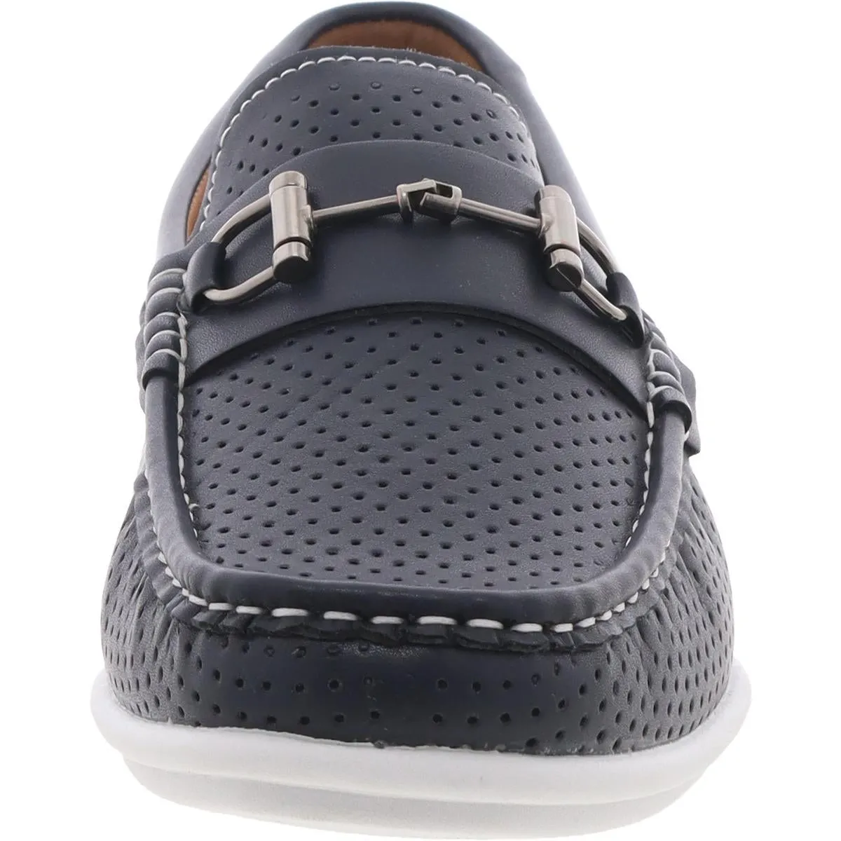 walk Mens Buckle Synthetic Loafers