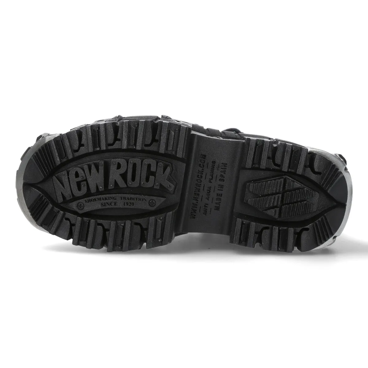 WALL106-S10 Boots Leather Platform Gothic