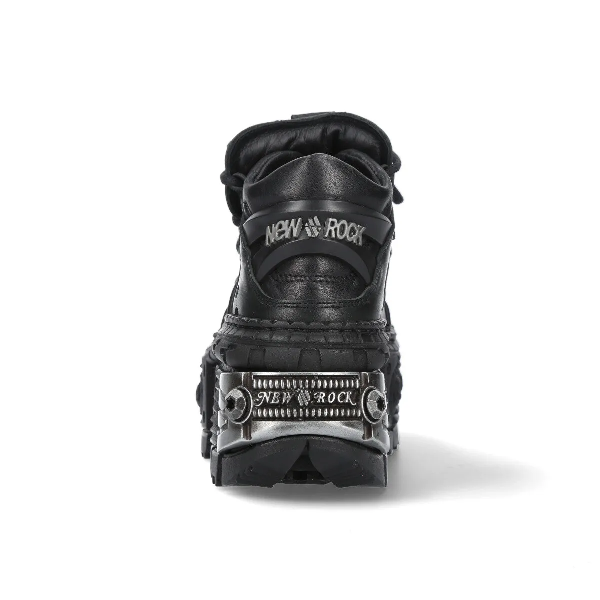 WALL106-S10 Boots Leather Platform Gothic