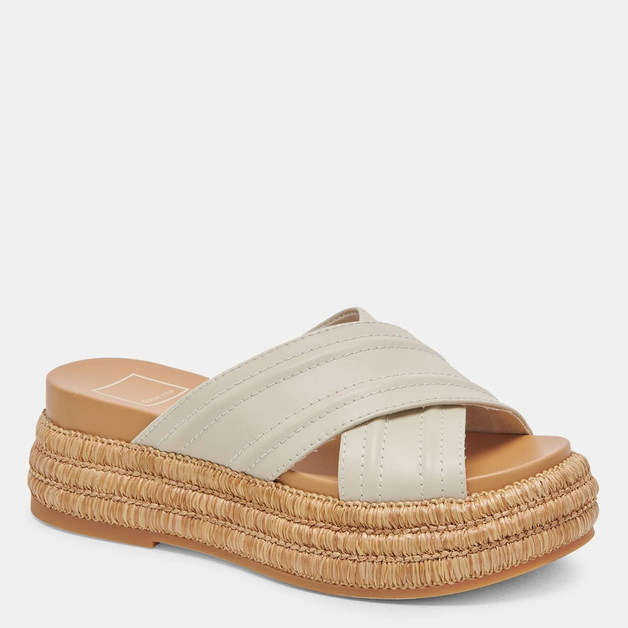 Weslee Sandals Ivory Leather