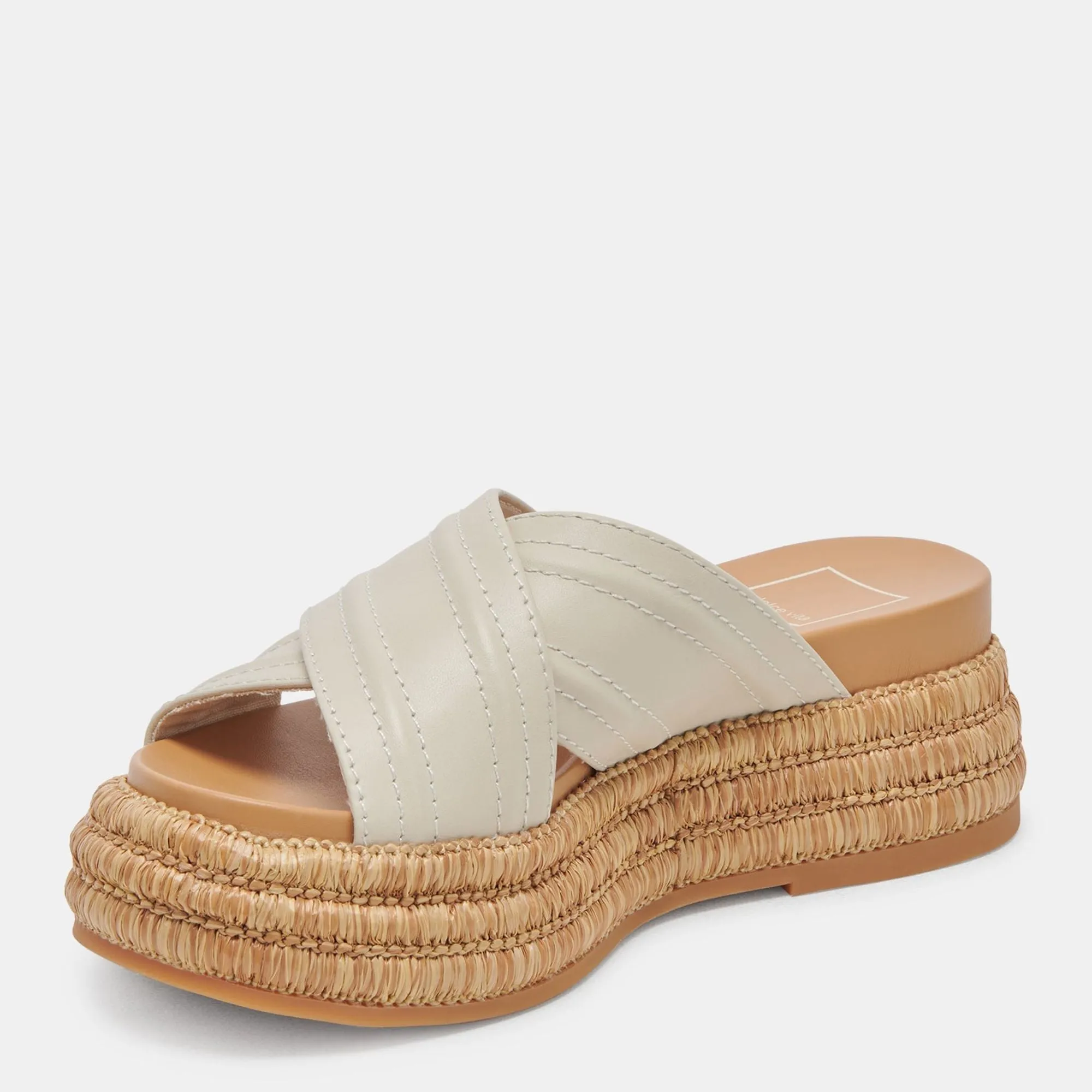 Weslee Sandals Ivory Leather