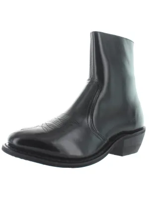 Western  Mens Leather Western Dress Boots