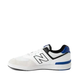 Women 574 Court Athletic Shoe In White/blue
