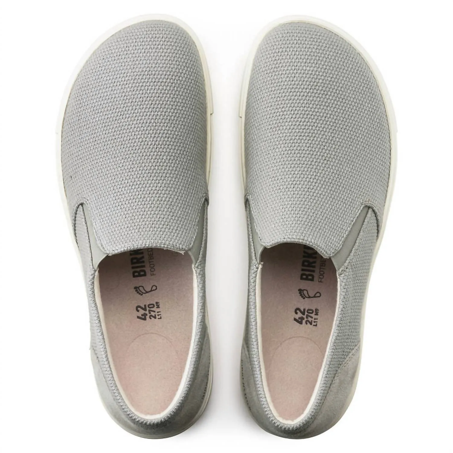 Women Oswego Canvas/Suede Shoes in Whale Gray