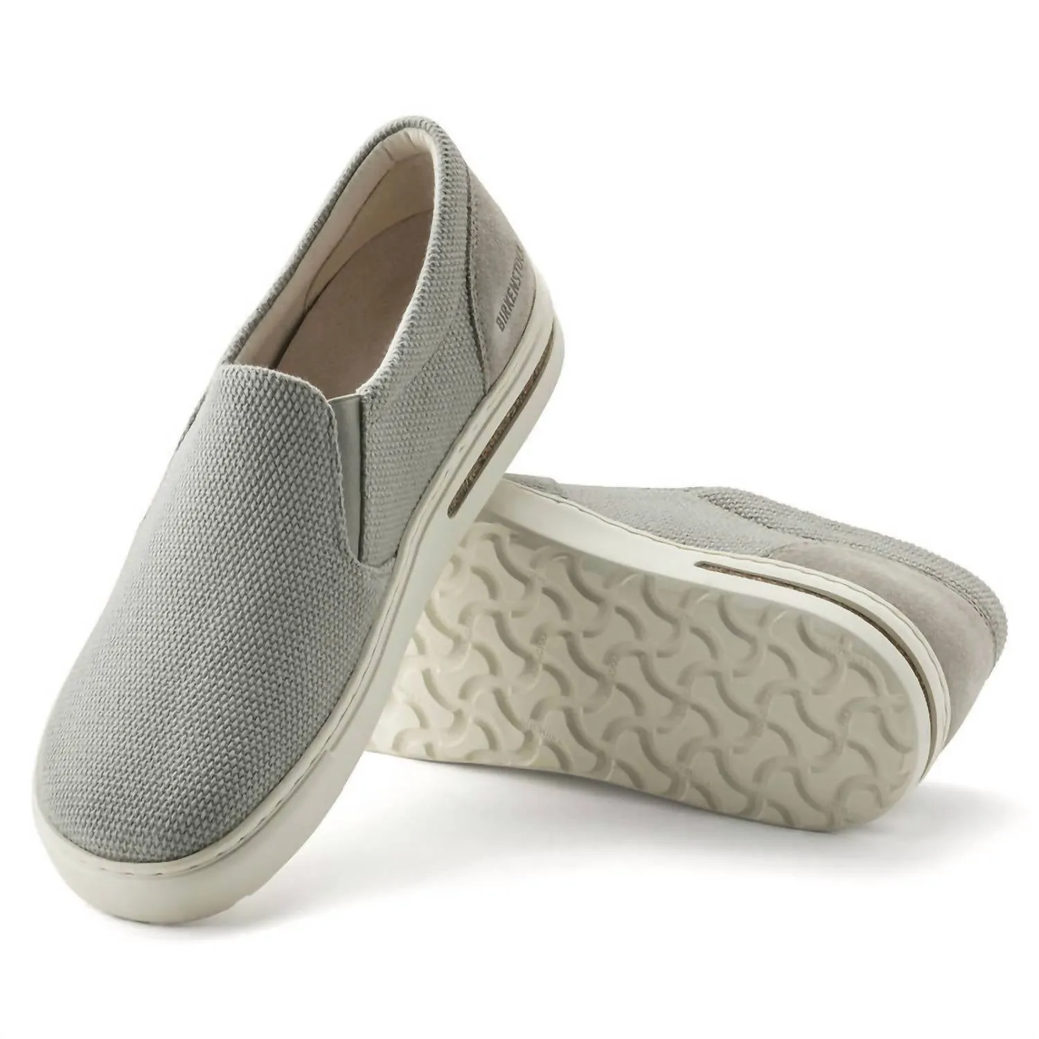 Women Oswego Canvas/Suede Shoes in Whale Gray