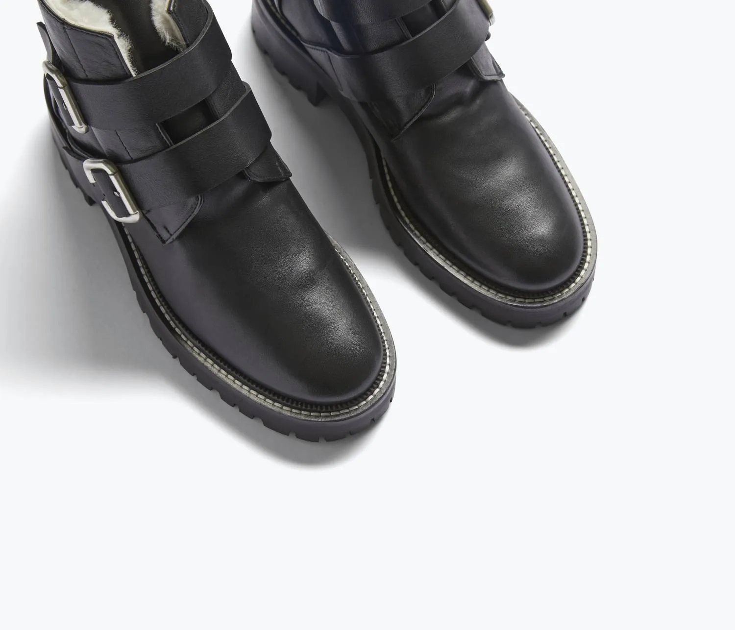 Women's Athena Shearling Boot In Black