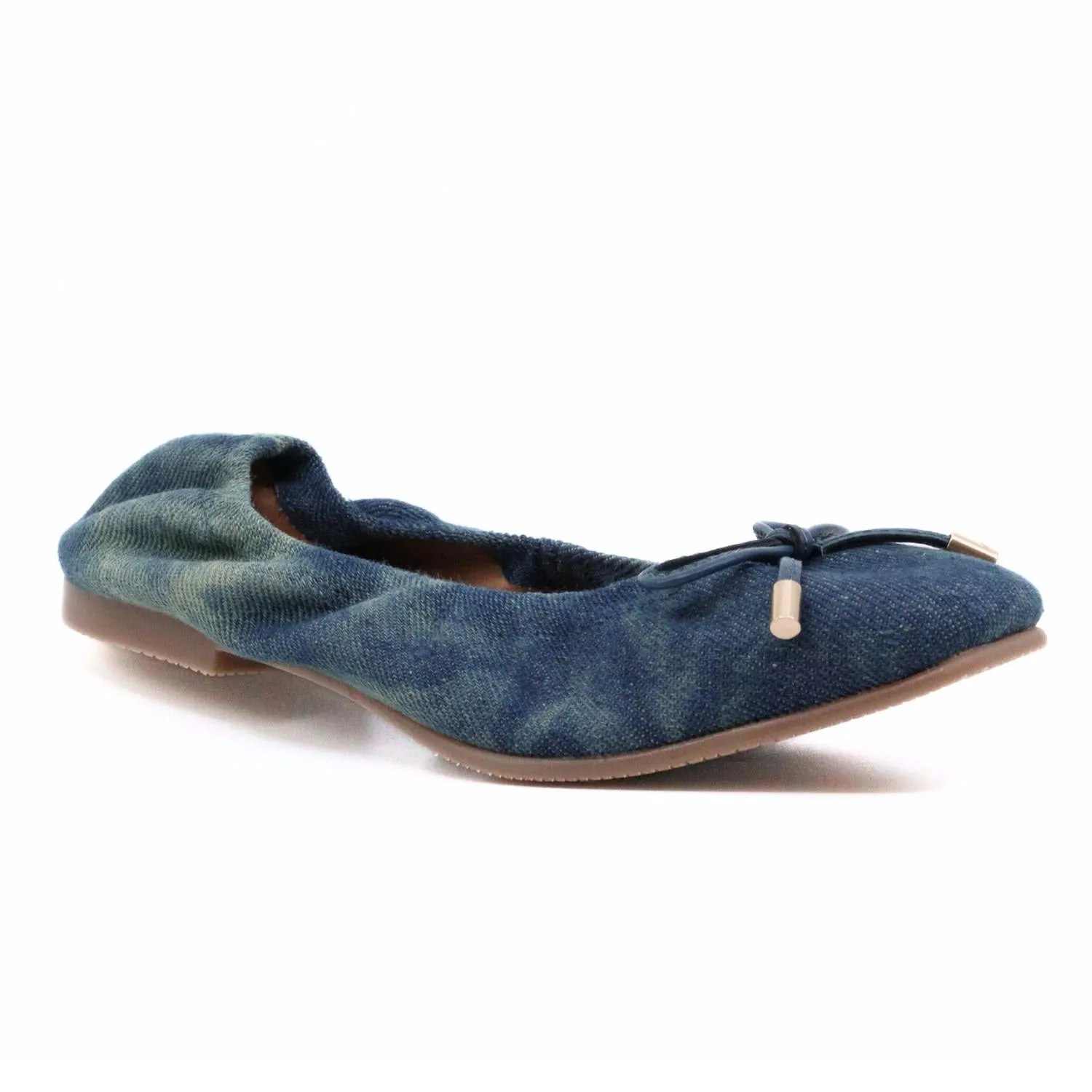 Women's Ballet Flats In Denim