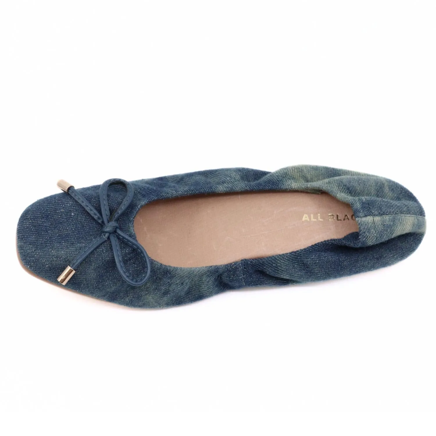 Women's Ballet Flats In Denim