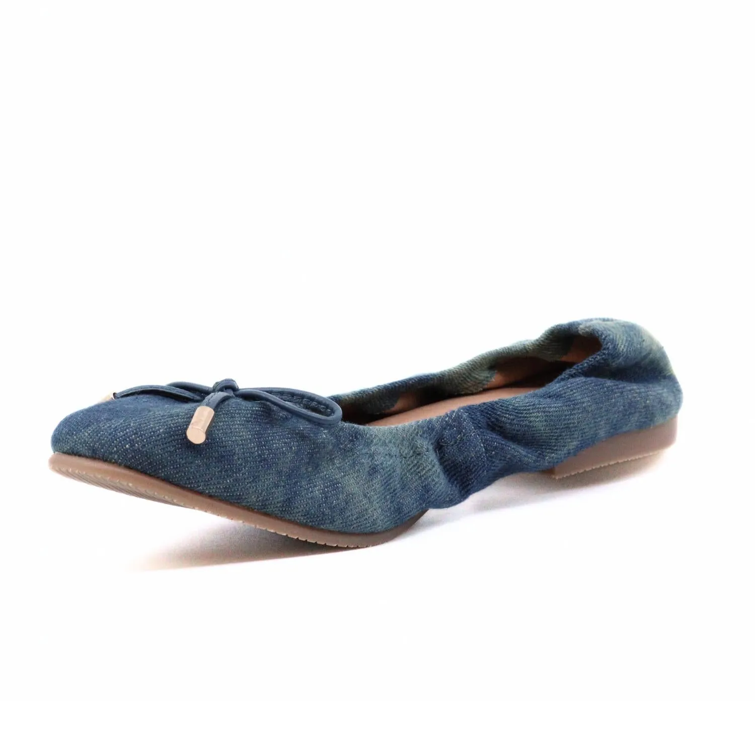 Women's Ballet Flats In Denim