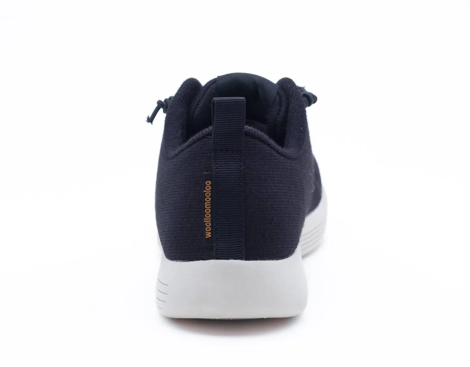 Women's Cheviot Sneaker In Black Merino Wool