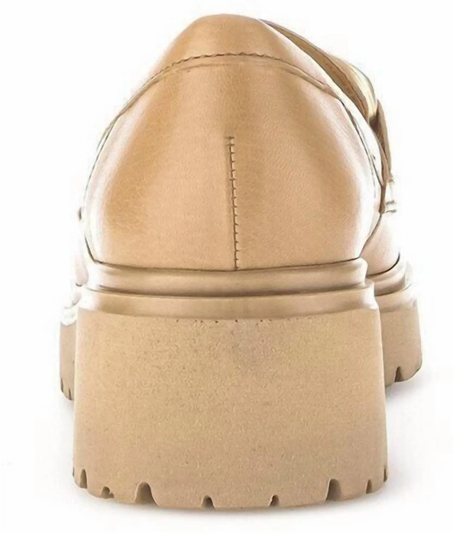 Women's Chunky Loafers In Tan/gold Ornament
