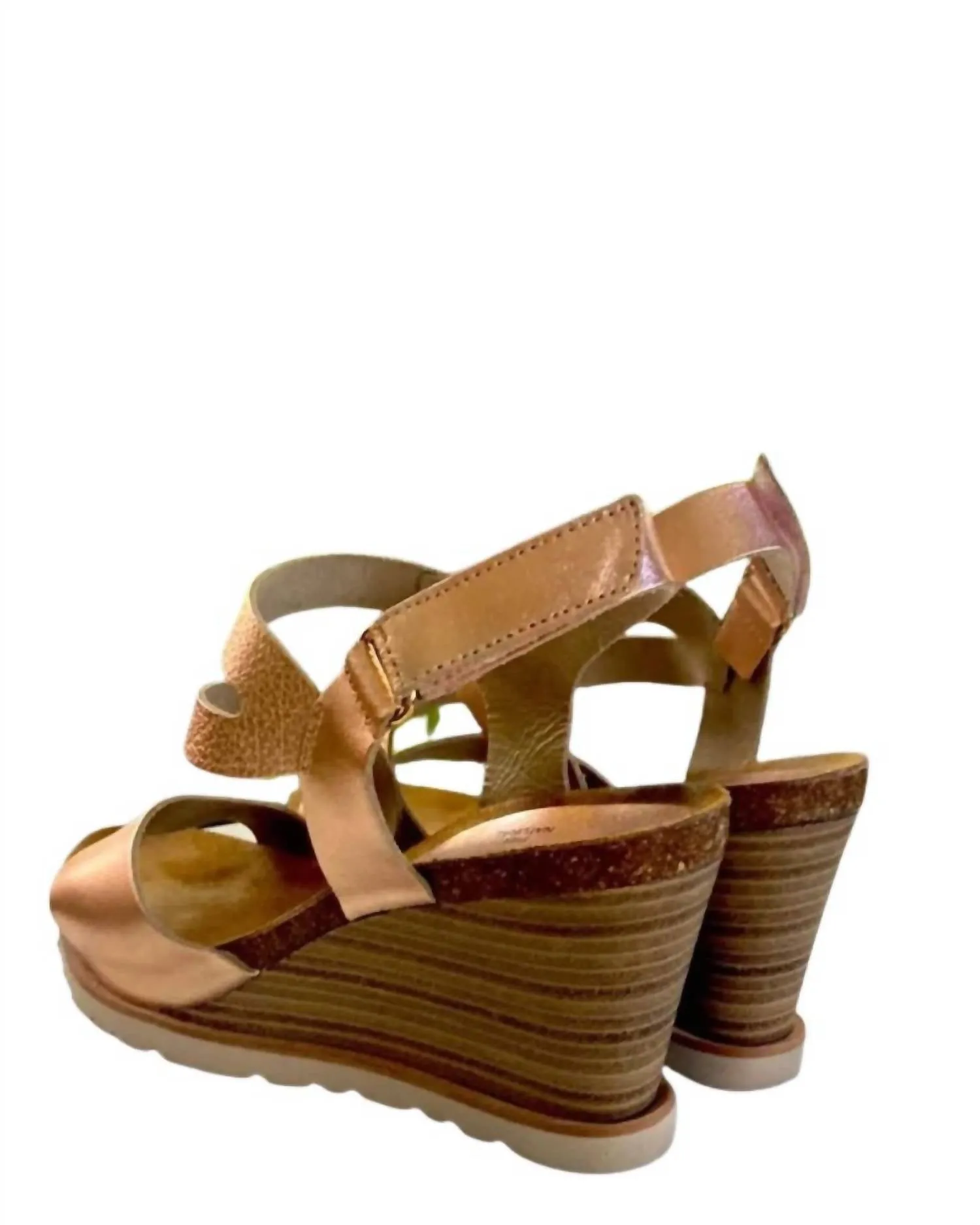 Women's Delaney Wedge Sandals In Rose Gold