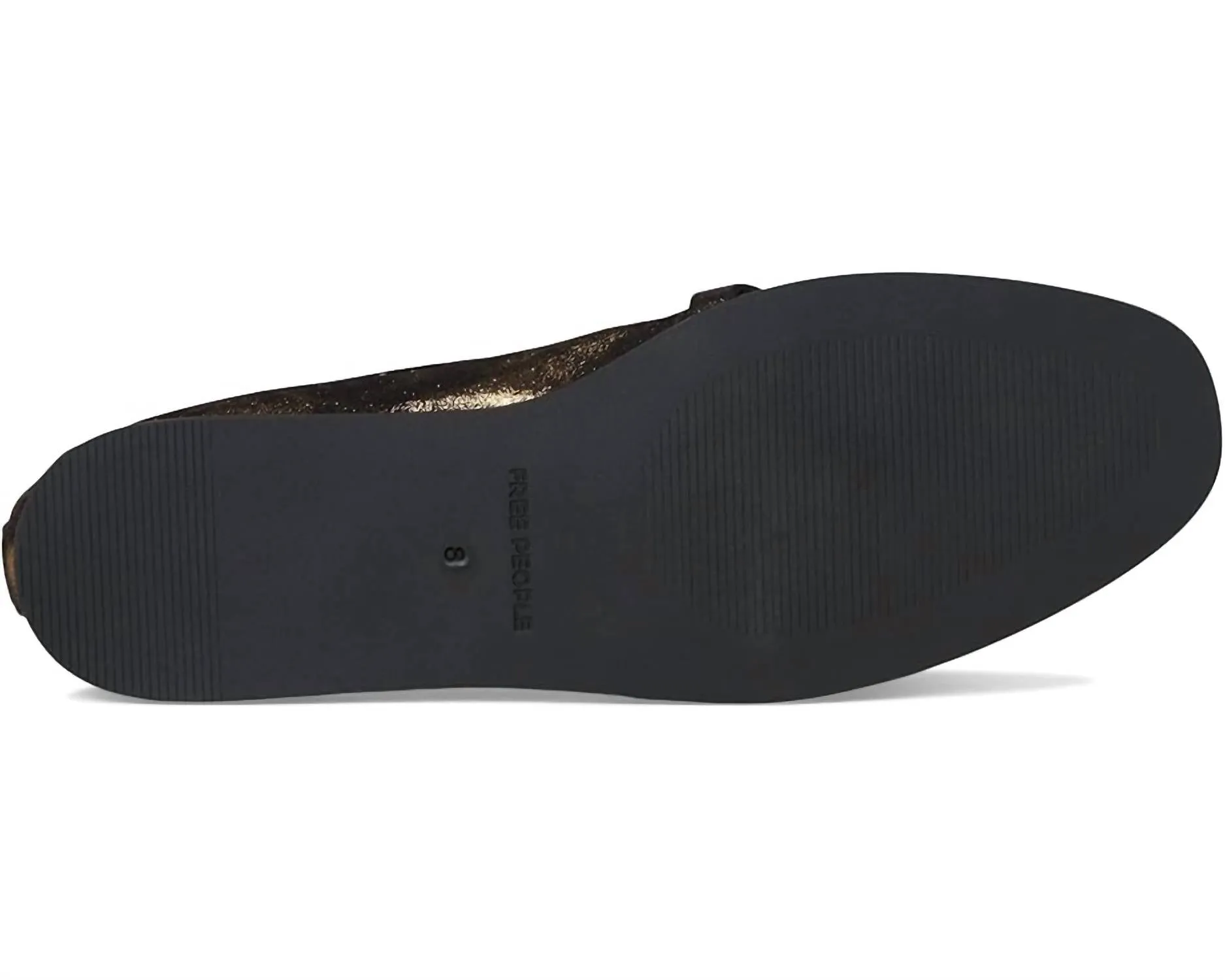 Women's Mania Bow Flat In Bronze Age Metallic