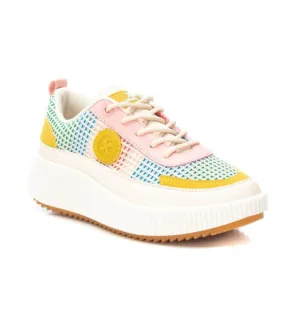 Women's Platform Sneakers In Orange