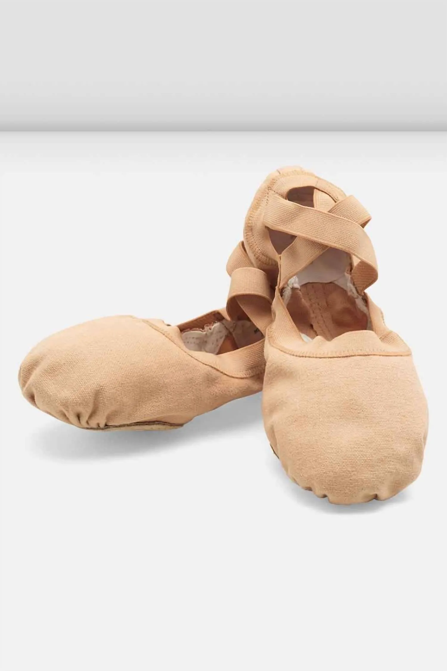 Women's Pro Elastic Ballet Shoe In Light Sand