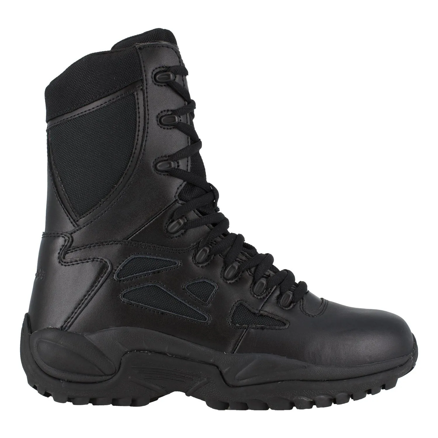 Women's Rapid Response Rb 8 Inch Soft-Toe Military Work Boot Black