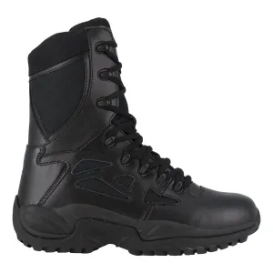 Women's Rapid Response Rb 8 Inch Soft-Toe Military Work Boot Black