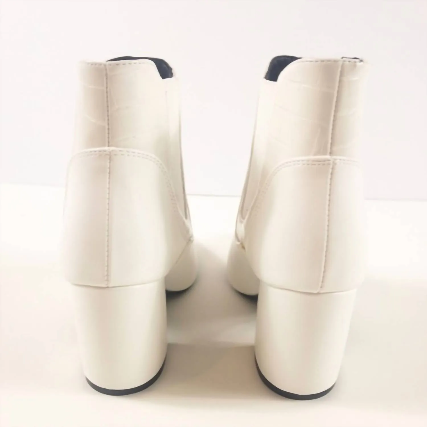 Women's Slip On Booties In White