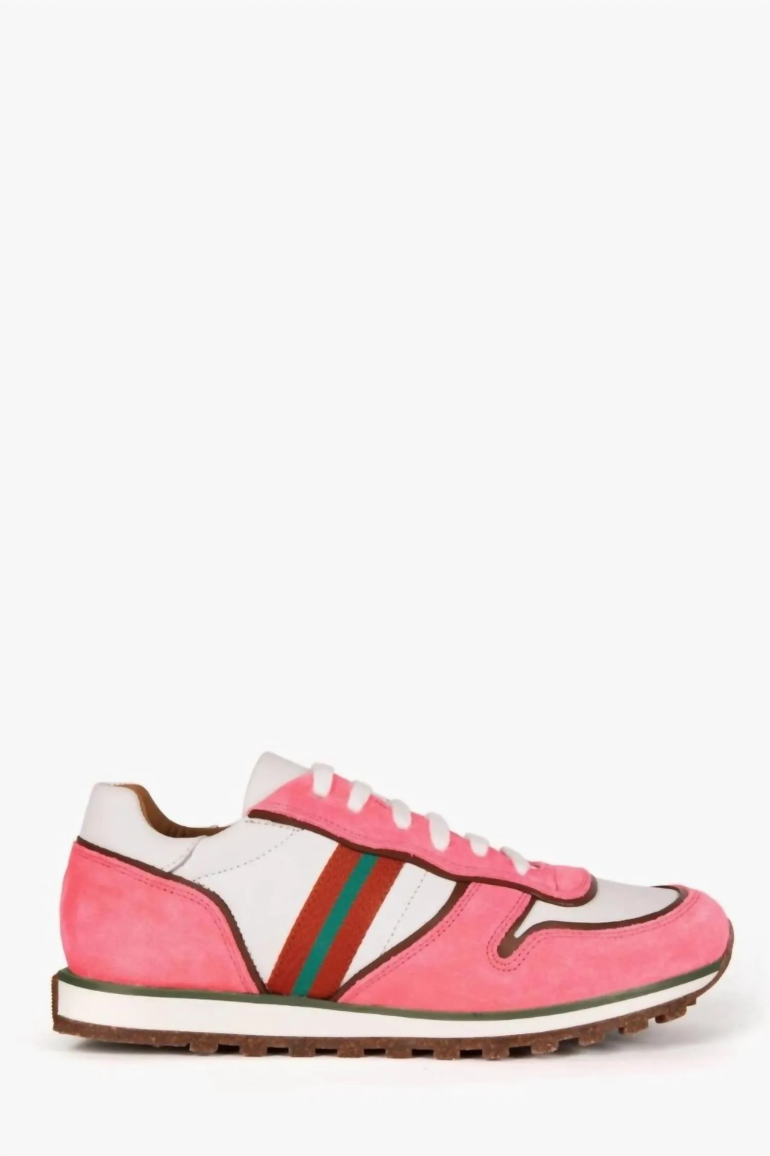 Women's Studio Leather Sneakers In Pink