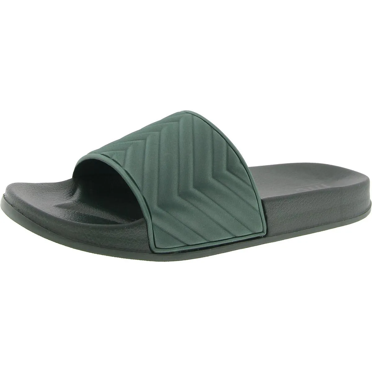 Xander Mens Peep-Toe Footbed Pool Slides