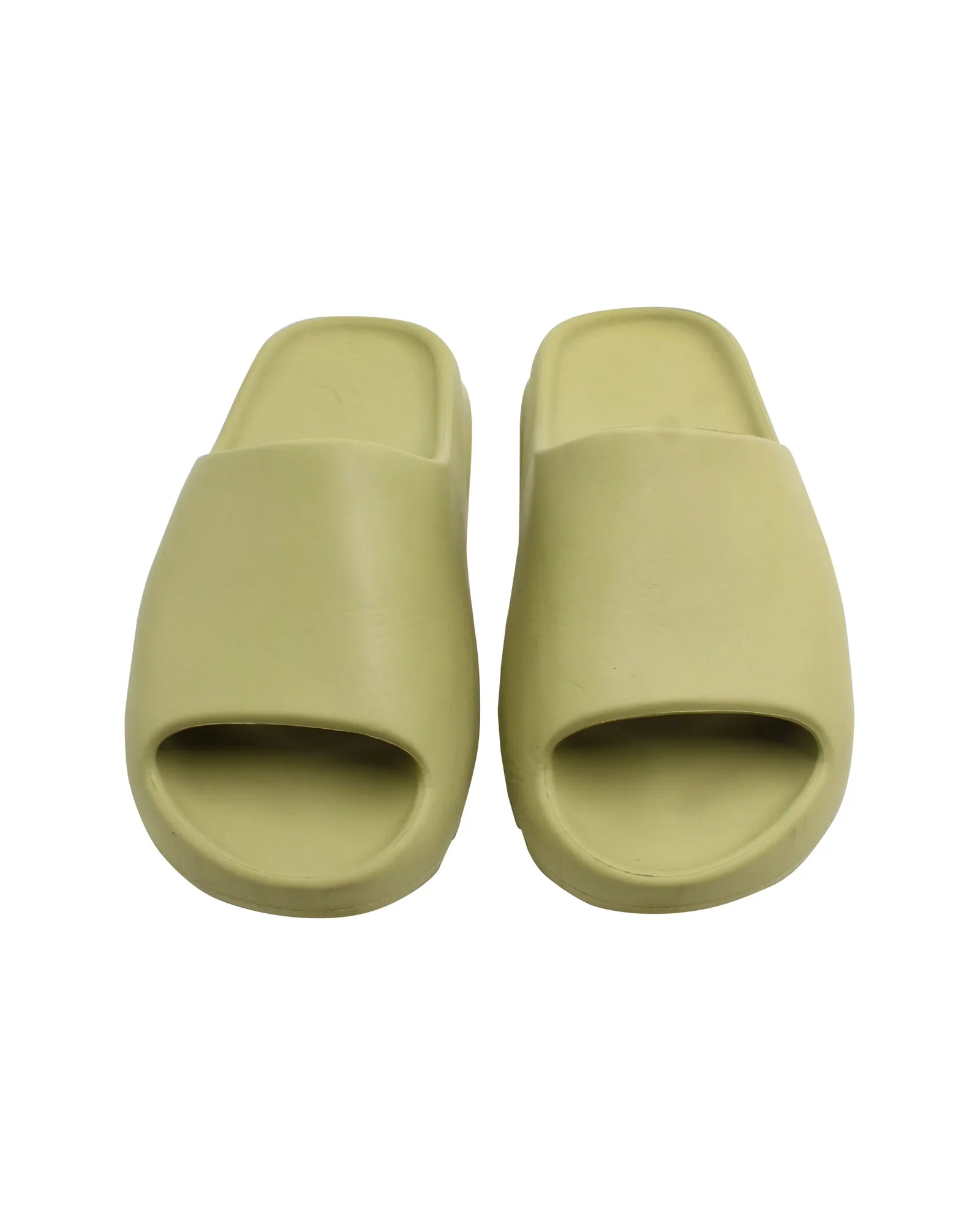 Yeezy Resin Slides in Green Rubber