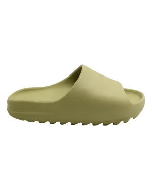 Yeezy Resin Slides in Green Rubber