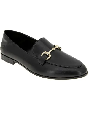 Zeldi Womens Faux Leather Slip-On Loafers